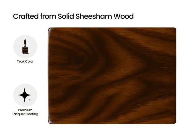 Luna Engineered Wood Study Table With Alexa Wooden Chair